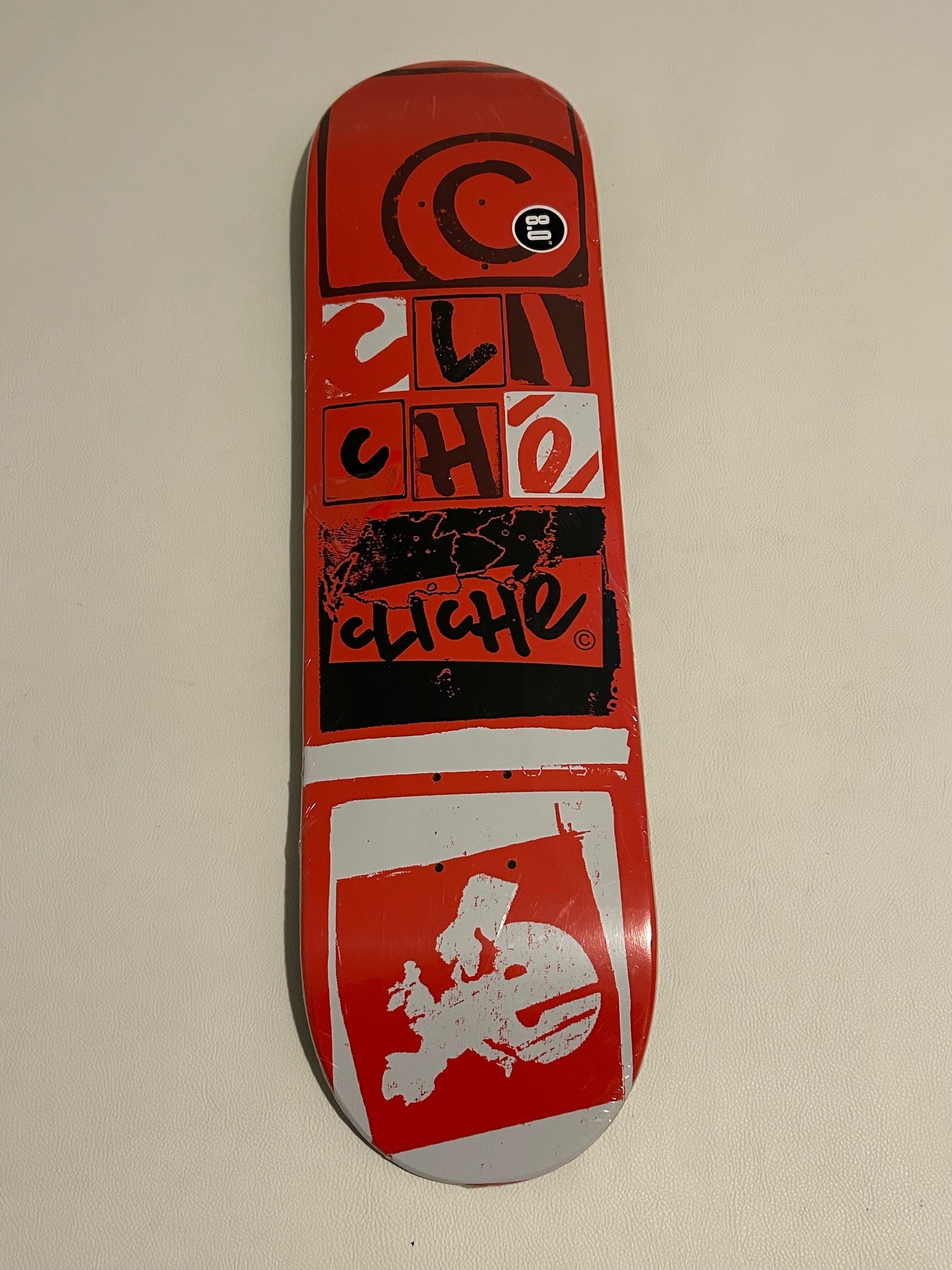 Planche Cliché 8" RED LETTER