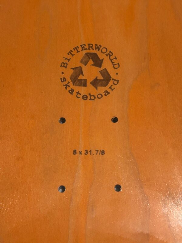 Planche Bitterworld Skateboard Logo 8" – Image 5