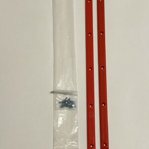 Rails de street rouges & 10 vis