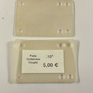 Riser pads skate crew x6 trous Epaisseur 1.4mm
